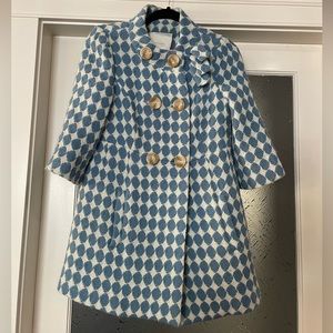 Anthropologie Leifsdottir wool coat size 6.